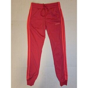 Adidas Women's 3-Stripes Essentials Jogger Pant Size XS - Pink & Orange